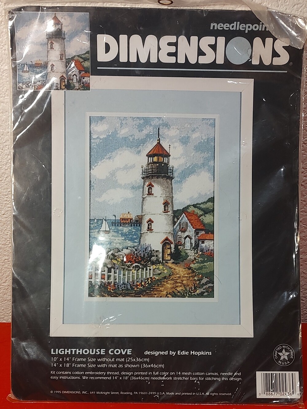 Dimensions Lighthouse Cove Needlepoint Kit 2436 Crafts, DIY craftcore